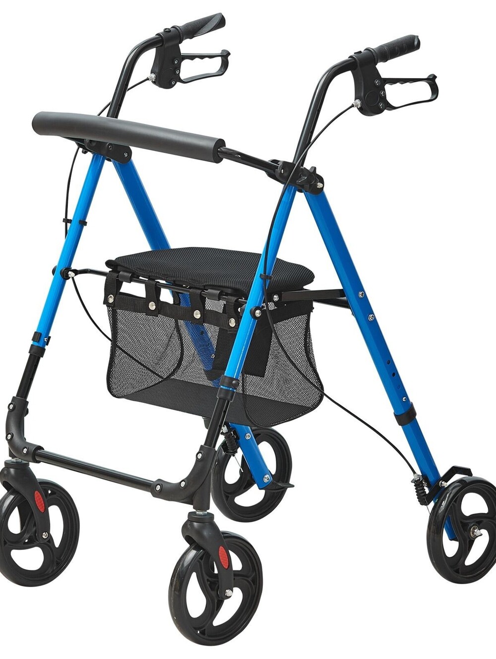 Rollator Walker for Seniors and Adult, Lightweight Aluminum Foldable Rolling